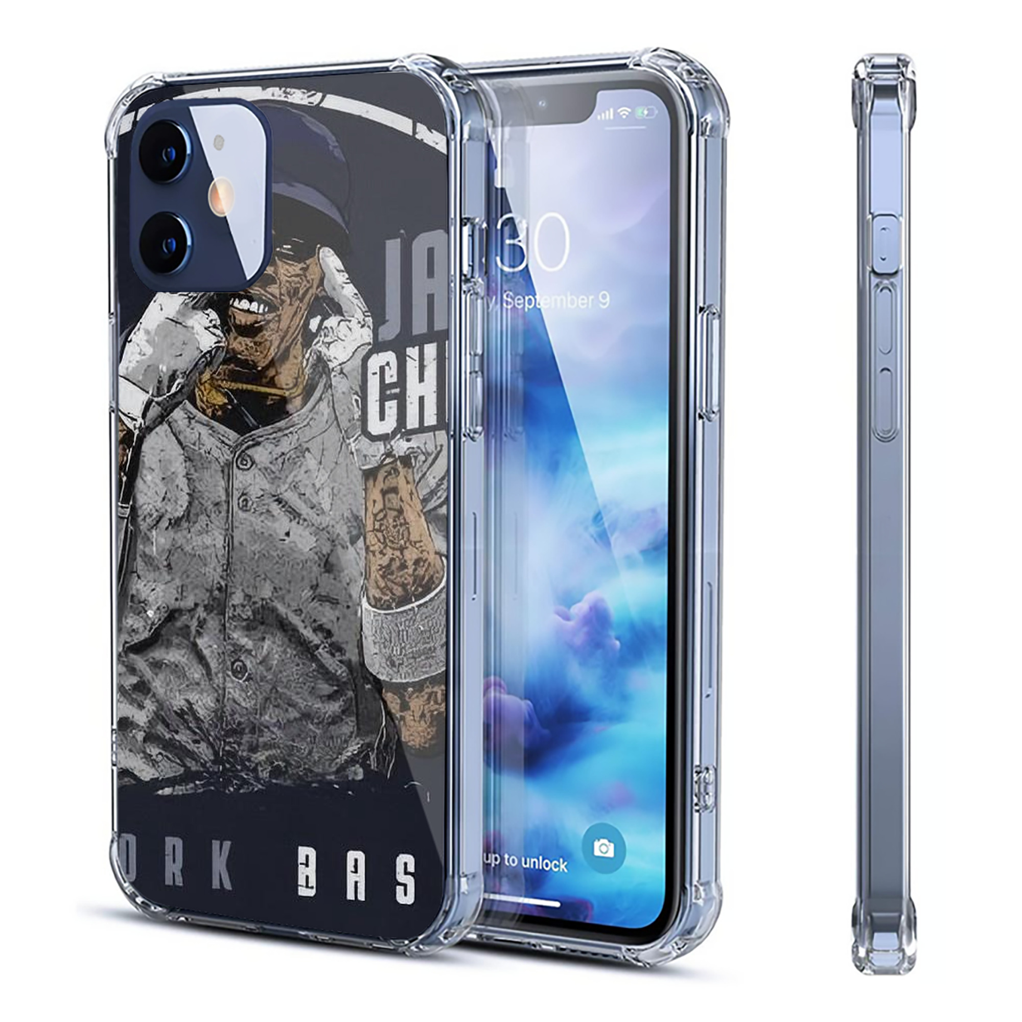 Jazz Chisholm Jr. 65 Clear IPhone 12 Case – Soft TPU With UV Print – Enhanced Drop Protection, Precise Fit, Anti-Fingerprint, Customizable Design, Scratch-Resistant, Yellow-Resistant